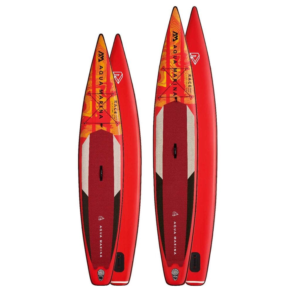 Prancha Stand up inflável Race 12`6`` Aqua Marina - Com Bomba, Mochila e Leash de segurança 3.81m/15cm