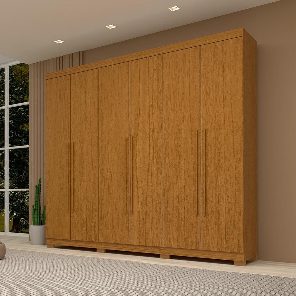 Guarda-Roupa Casal Itália 6 portas Linhamobília