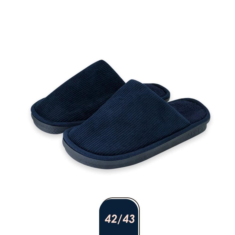 Pantufa Adulto Azul 42/43 Super Confortável Macia
