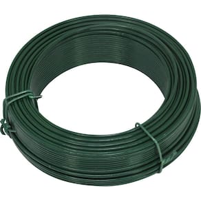 Arame Tela Revestido Pvc 1Kg Verde Bwg14 2,11Mm Tradestar