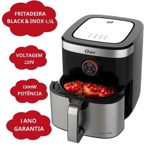 Fritadeira Air Fryer Sem Óleo 4,8L 1500W 220V Revestimento