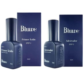 Kit Preparadores Bluwe Primer Passo 1 + Adesivador Passo 2