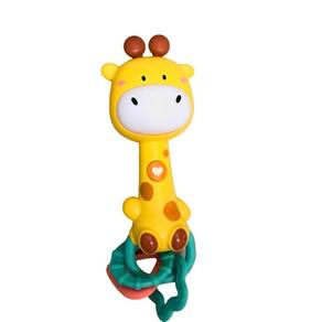 Girafa Musical Com Luz Som E Mordedor Macio 16994 Buba
