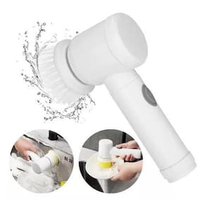 Escova Elétrica Recarregável | Fácil Limpeza | 3 Cabeças