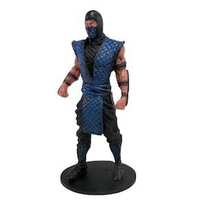 Boneco Estatueta Subzero Mortal Kombat Resina 19Cm