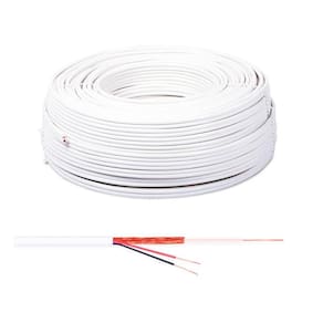 Cabo Coaxial Para Cftv Bipolar 0,4Mm X 2,5Mm 100 M Megatron