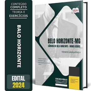 Apostila Câmara Belo Horizonte Mg 2024 Técnico Legislativo