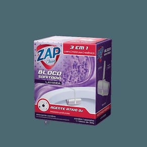 Aparelho Sanitário Zap Clean Lavanda 30g - Limpeza Suave