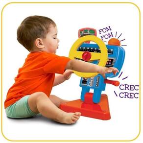Volante Infantil Fom Fom Com Buzina Retrovisor - Elka