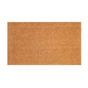 Capacho Em Fibra Natural De Coco Liso - 70Cm X 40Cm