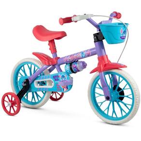 Bicicletinha Stitch Com Rodinha Aro 12 Nathor