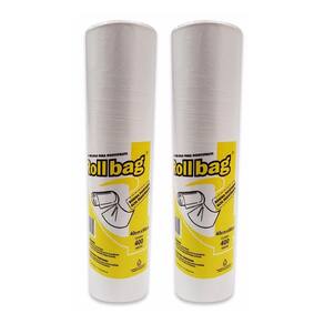 Kit 2 Bobinas Sacos Transparente Picotada 40X60 C/400 Sacos