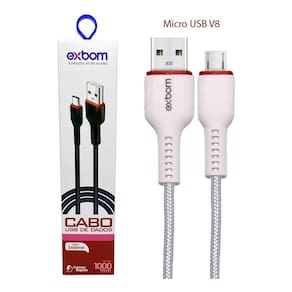 Cabo Rápido Carregador E Dados Turbo Reforçado - Micro Usb B