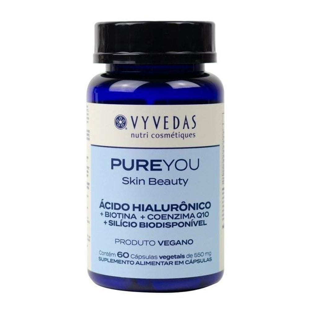 Pureyou Nutracêutico Vegano Antirrugas 60 Cápsulas Vyvedas