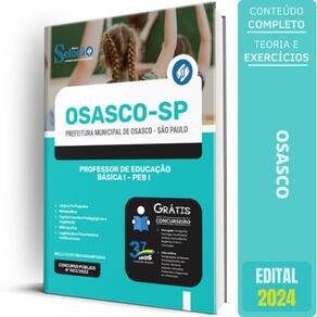 Apostila Prefeitura Osasco Sp 2024 Professor Educação Básica
