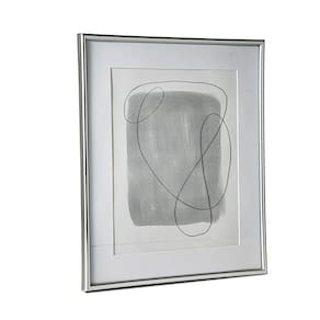 Porta Retrato Prata Mart 20x25CM Vidro e Metal
