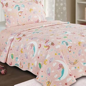 Colcha Patchwork Solteiro Infantil Dupla Face 2 Peças Camesa