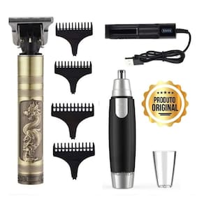 Nova Máquininha De Cabelo Barba Ultrabarber + Nariz Maxshave