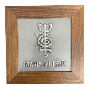 Quadro Pomba Gira Maria Quitéria Madeira -Selecione A Cor
