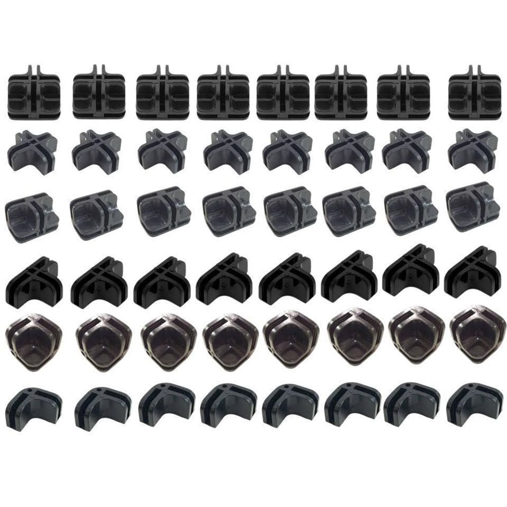 Conectivos Conectores Casulo P Balcão Vidro / Tela Kit 48 Pç