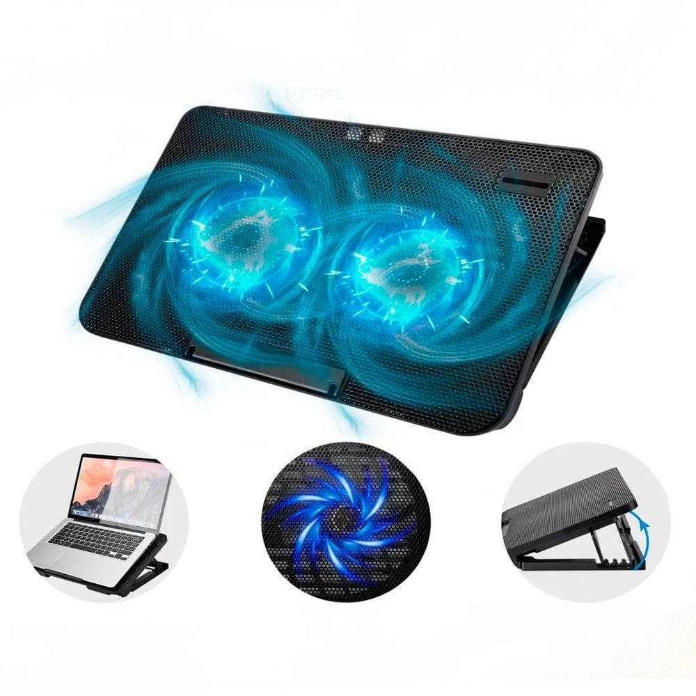 Suporte Notebook Gamer Base Ventoinhas Silenciosa Usb
