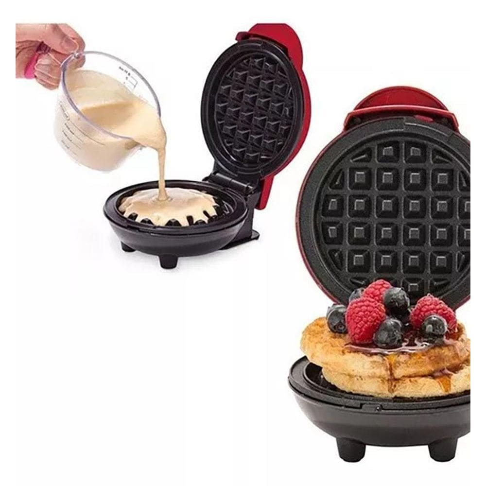 Máquina De Fazer Panqueca Waffle Elétrica 110V