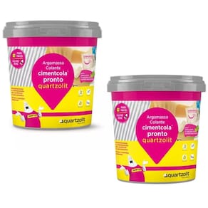 Kit 2 Cimento Cola Pronto Pratico Cimentcola 1Kg Quartzolit