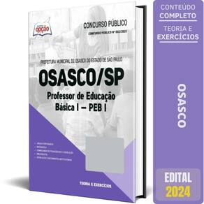 Apostila Prefeitura Osasco Sp 2024 Professor Educação Básica