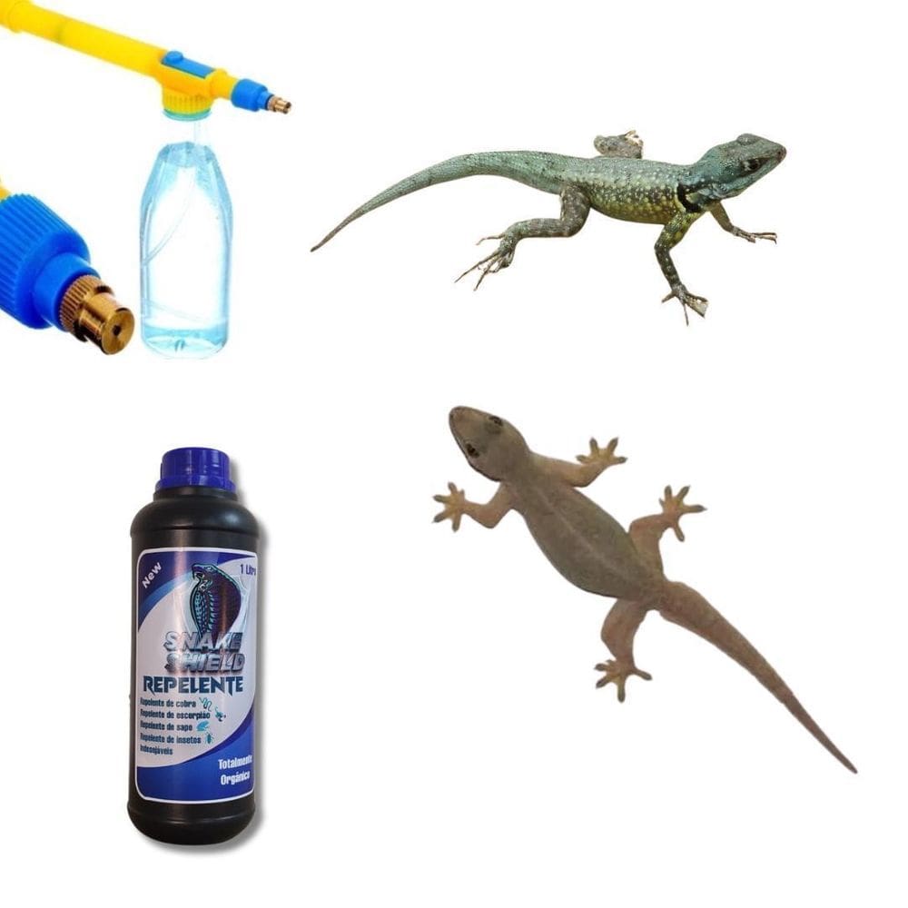 Kit Repelente Para Lagartixa De Parede De Casa/Sumir Pragas