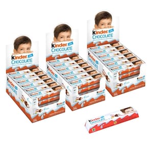 Kinder Chocolate 72 Barrinhas - Sabor Cremoso