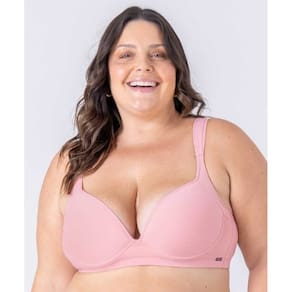 Sutiã Plus Size reforçado com laterais largas e alças acolchoadas