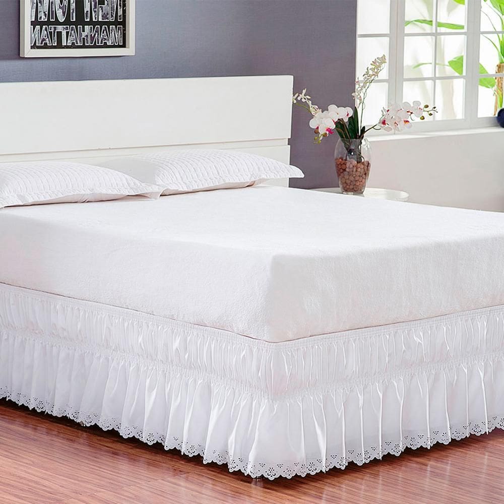 Saia Box Padrão Com Elástico - Branco