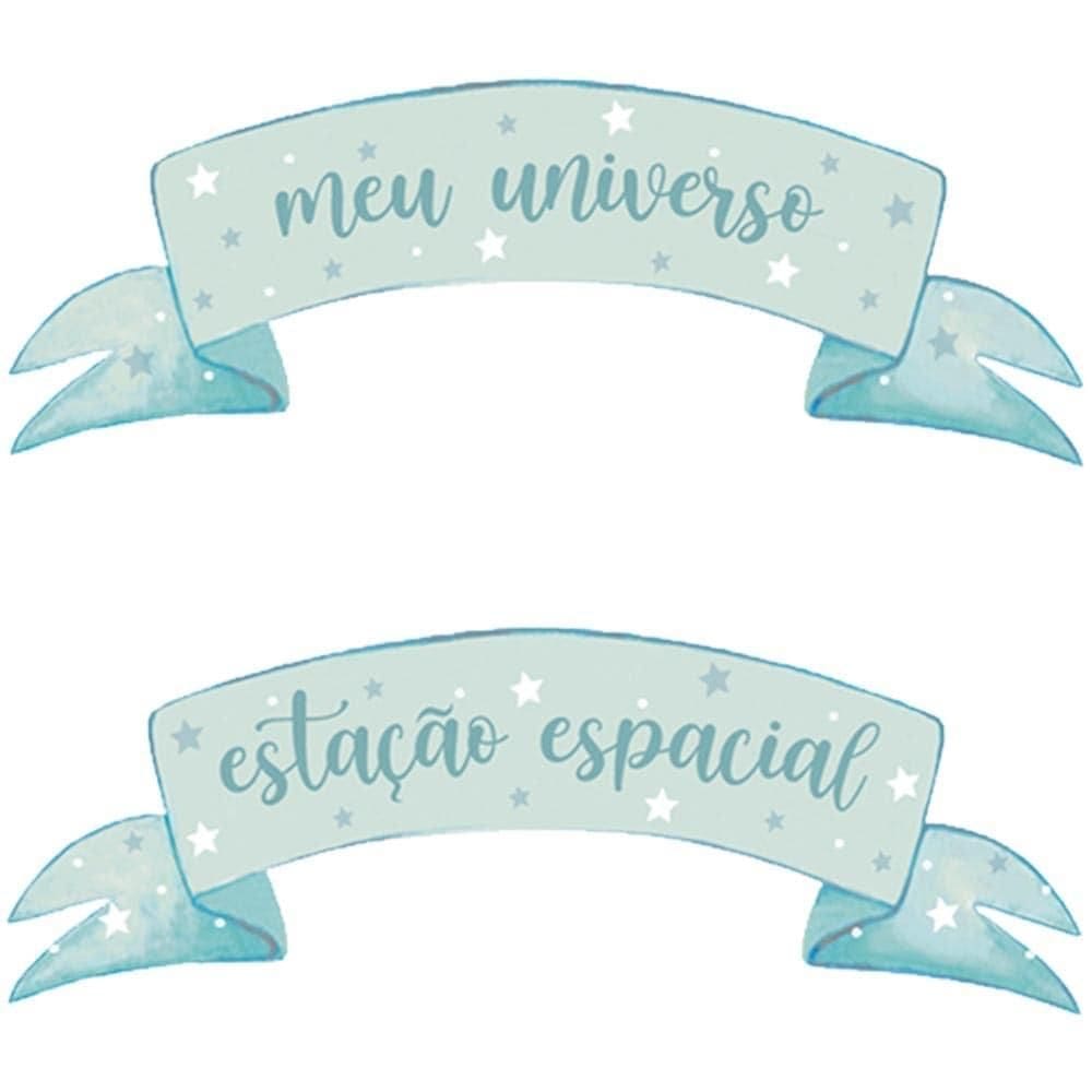 Apm4-444 Aplique Litoarte Papel E Mdf - Coleção Universo Tag