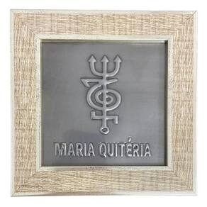 Quadro Pomba Gira Maria Quitéria Madeira -Selecione A Cor