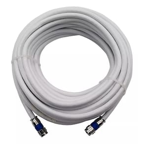Cabo Antena Rg06 Br Coaxial Montado 10Mts - Estoque
