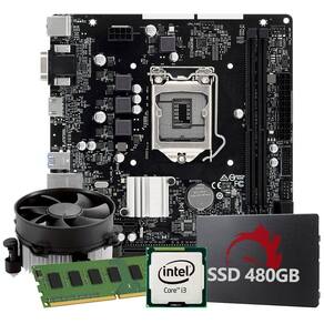 Kit Upgrade Intel Core I3 13 Geração, 16Gb Ram, Ssd 480Gb,
