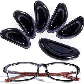 10 Pares Plaqueta Adesiva Silicone Nariz Óculos Cola 3M