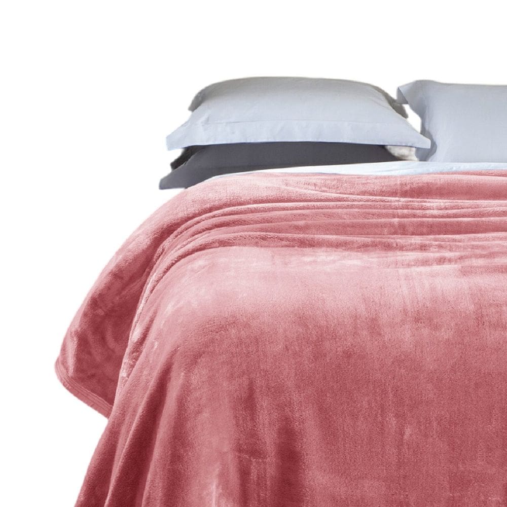 Cobertor Lk 5s Super King 240 cm X 260 cm Rose