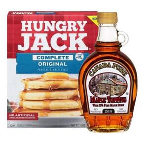 Kit Mistura Panqueca Pancake Hungry Jack + Maple Syrup 15%