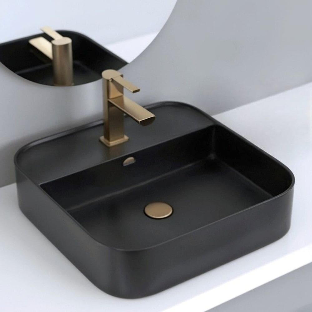 Cuba de Apoio com Mesa Adamas Adm-8120b Preto