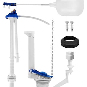 Mecanismo Completo Universal Simples com Botão de Acionamento Lateral Externo Branco Branco