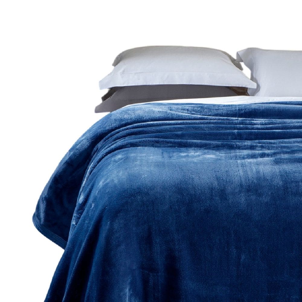 Cobertor Lk 4s King 220 Cm X 240 Cm Azul