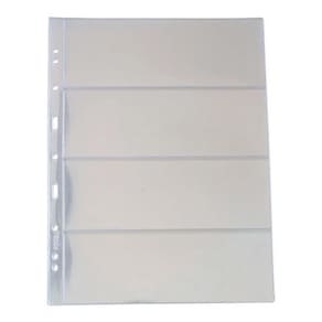Kit Com 10 Folhas 4 Cédulas 32X24Cm 3Bzn Acetato