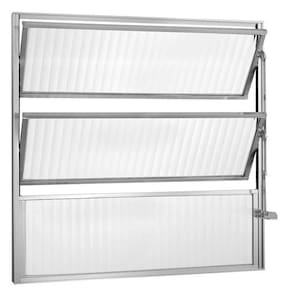 Janela de Aluminio Basculante 60x100cm Ecosul Esquadrisul Preto