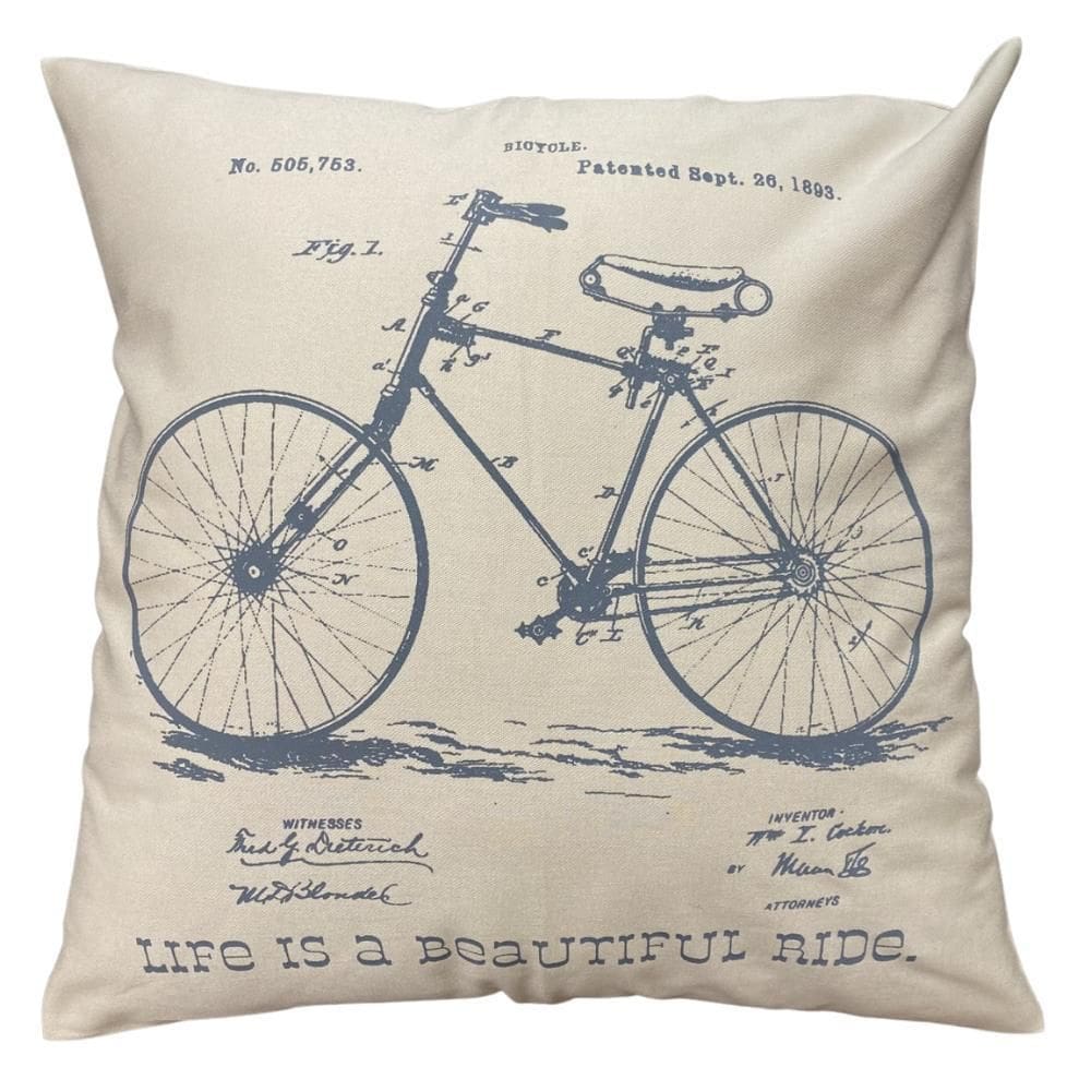 Capa De Almofada 45X45 Bike