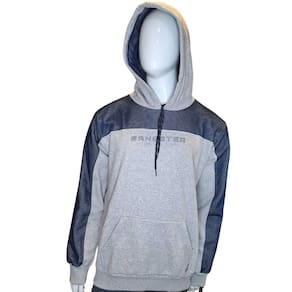 Moletom Masculino da Gangster cinza com azul