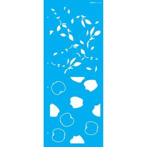 Stencil Transferência Tinta Acetato 17x42cm - Resistente