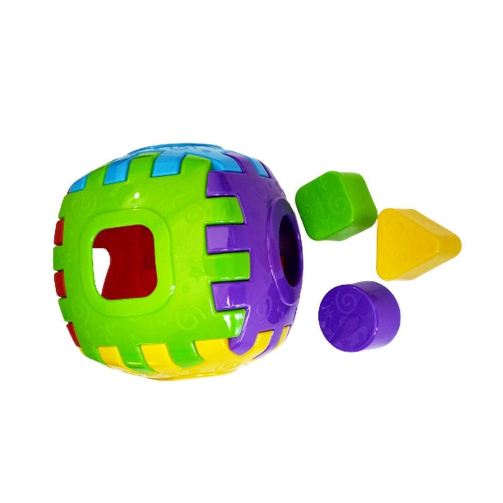 Cubo Bola Didática Encaixa Jpbrink 256