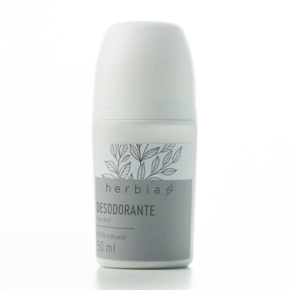 Desodorante Roll-On Neutro Herbia 50Ml Natural Vegano