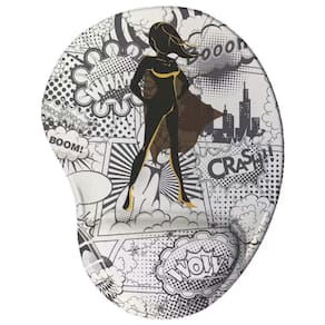Mouse Pad Ergonômico Geek Comics Heroína Presente Criativo